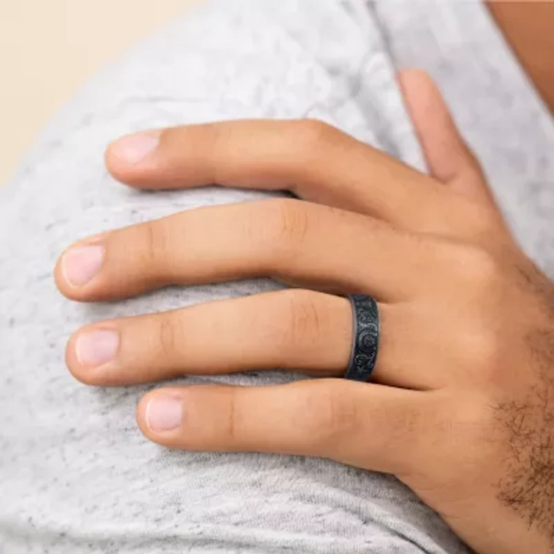 Mens 7MM Tungsten Wedding Band