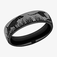 Mens 6.5MM Titanium Wedding Band