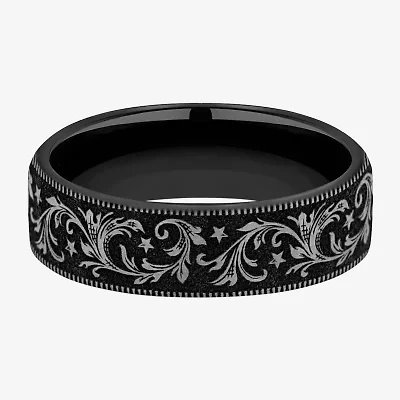 Mens 6.5MM Titanium Wedding Band