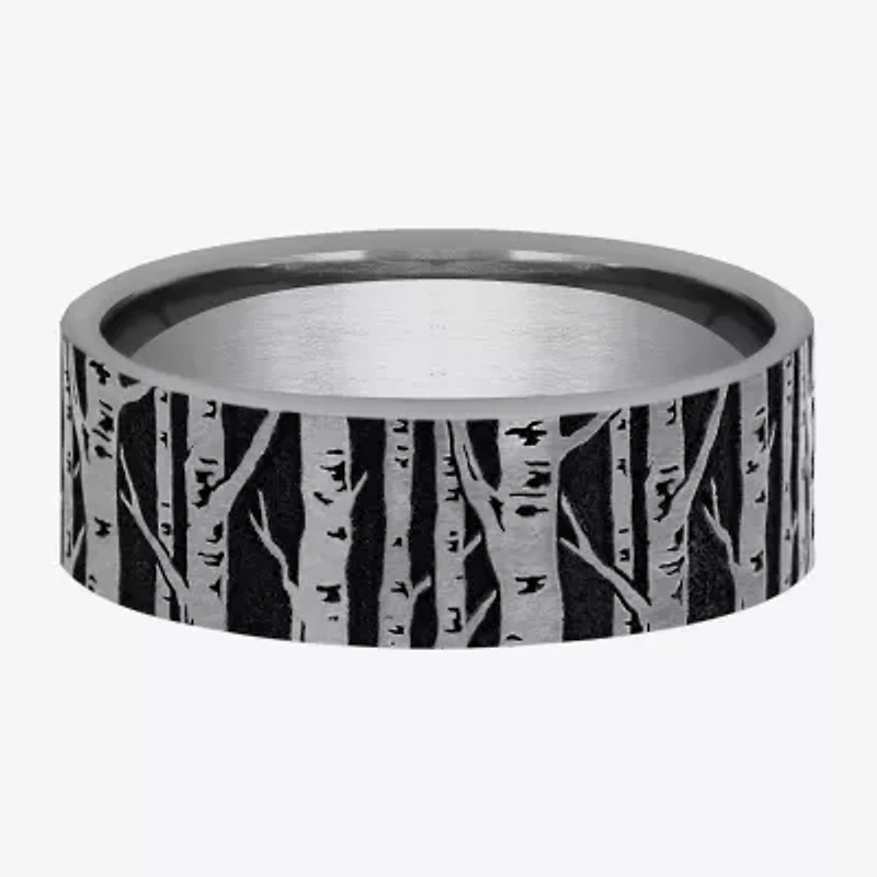 Mens 7MM Tungsten Wedding Band