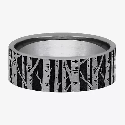 Mens 7MM Tungsten Wedding Band