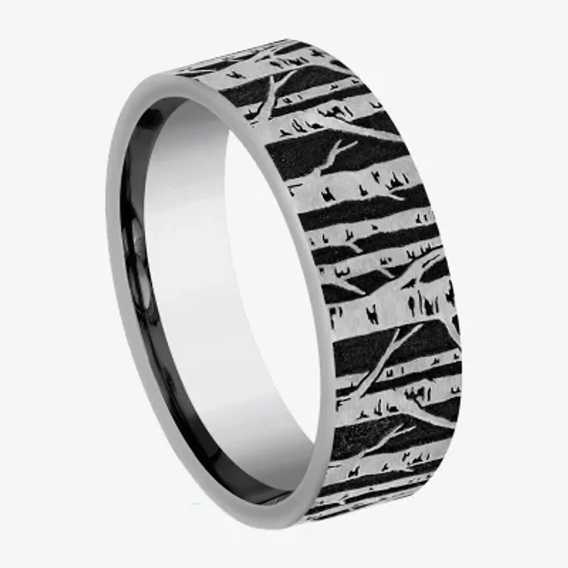 Mens 7MM Tungsten Wedding Band