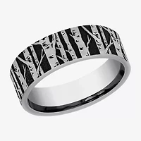 Mens 7MM Tungsten Wedding Band