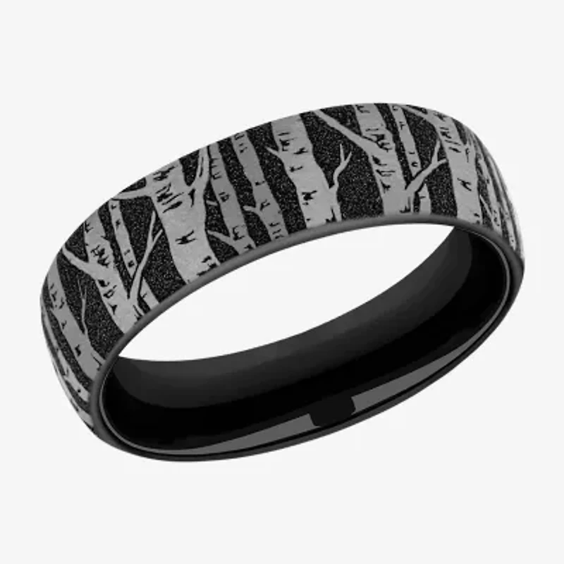 Mens 6.5MM Titanium Wedding Band