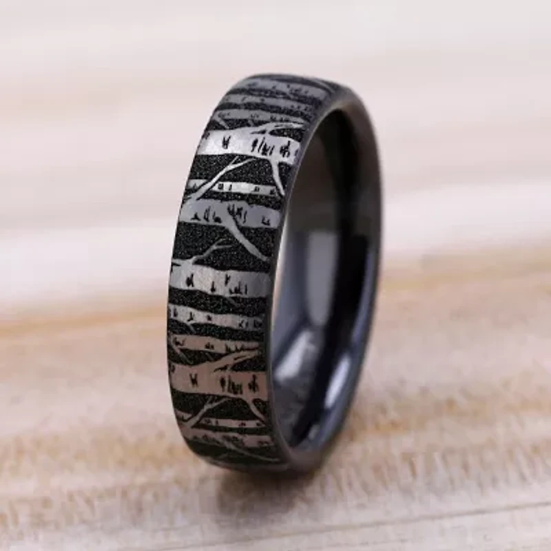 Mens 6.5MM Titanium Wedding Band
