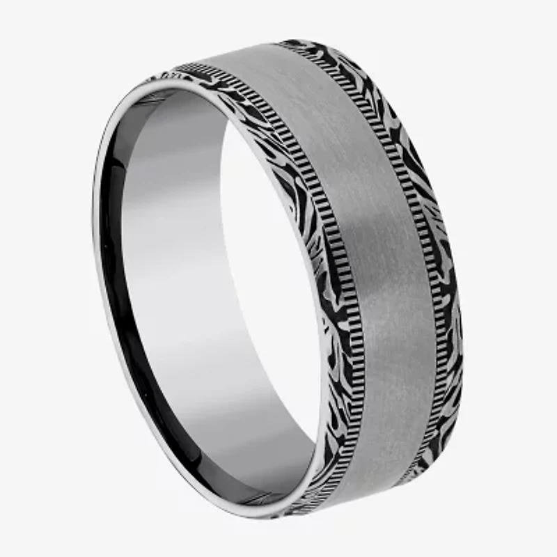 Mens 8MM Tungsten Wedding Band