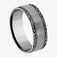 Mens 8MM Tungsten Wedding Band