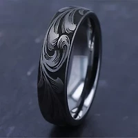 Mens 6MM Tungsten Wedding Band