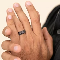 Mens 8MM Tungsten Wedding Band