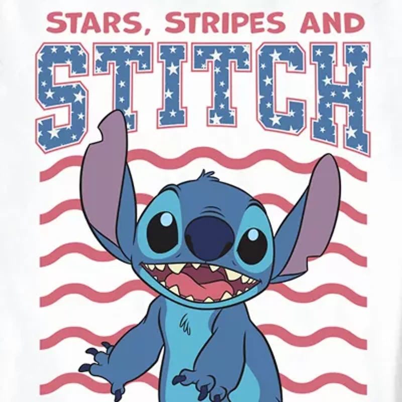 Little & Big Kid Girls Round Neck Short Sleeve Regular Fit Graphic T-Shirt