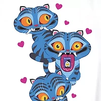 Little & Big Kid Girls Round Neck Short Sleeve Regular Fit KPop Demon Hunters Graphic T-Shirt