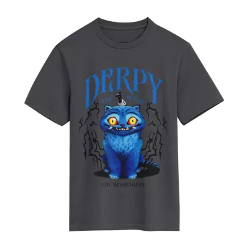 Derpy Little & Big Kid Boys Crew Neck Short Sleeve Regular Fit KPop Demon Hunters Graphic T-Shirt