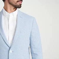 The Savile Row Co Mens Plaid Slim Fit Sport Coat
