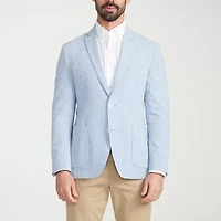 The Savile Row Co Mens Plaid Slim Fit Sport Coat