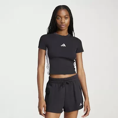 adidas Womens Crew Neck Short Sleeve T-Shirt
