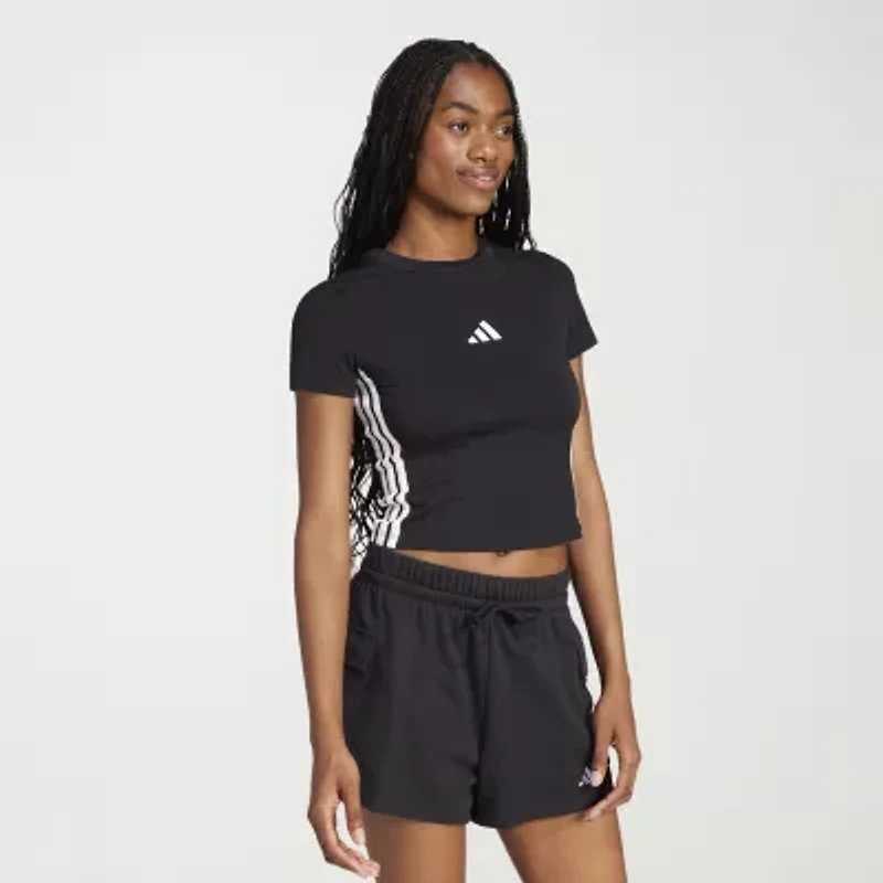 adidas Womens Crew Neck Short Sleeve T-Shirt