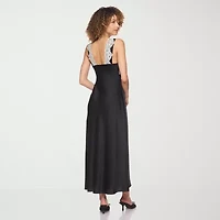 belle vie Womens Sleeveless Midi Slip Dress