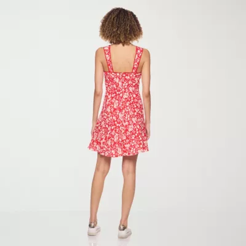 belle vie Womens Sleeveless Shift Dress