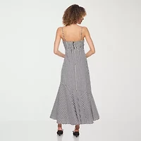 belle vie Womens Midi Scoop Neck Sleeveless Maxi Dress