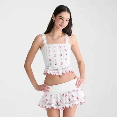 AEROPOSTALE Womens Juniors Peplum Top