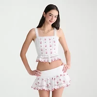 AEROPOSTALE Womens Juniors Sleeveless Peplum Top
