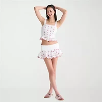 AEROPOSTALE Womens Juniors Sleeveless Peplum Top