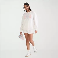 AEROPOSTALE Womens Juniors Crew Neck Long Sleeve Sweatshirt