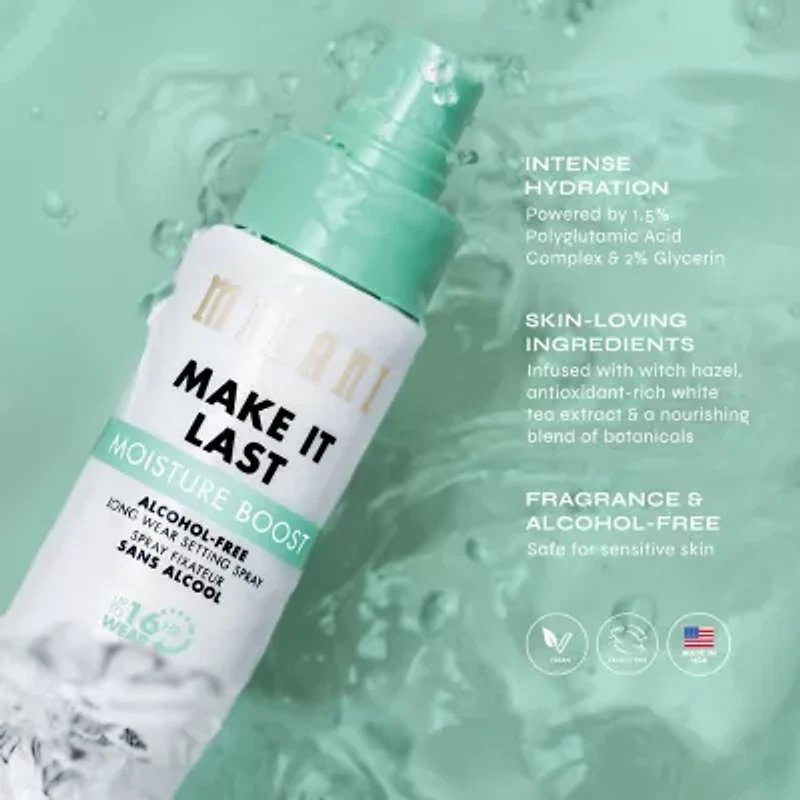 MILANI Make It Last Moisture Boost Alcohol-Free Setting Spray