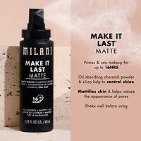 MILANI Make It Last Matte - Matte Finish Charcoal Setting Spray