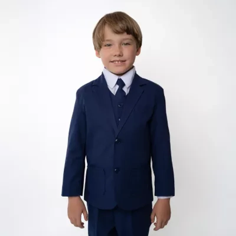 Suit the BOYZ Linen Little & Big Kid Boys 5-pc. Set