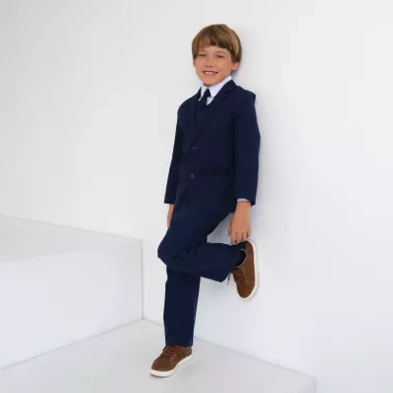 Suit the BOYZ Linen Little & Big Kid Boys 5-pc. Set