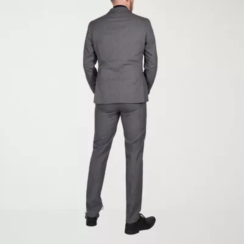 The Savile Row Co Knit Mens 2-pc. Suit Set