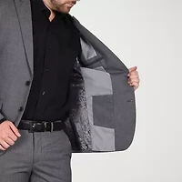 The Savile Row Co Knit Mens 2-pc. Suit Set