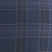 The Savile Row Co Pattern Mens Plaid 2-pc. Suit Set