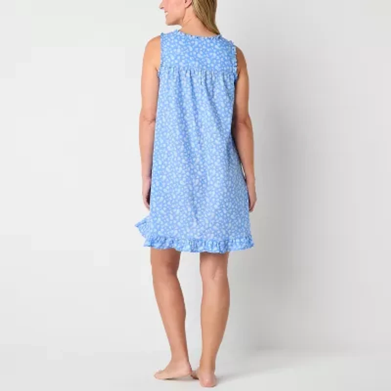 Adonna Womens Round Neck Nightgown