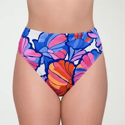 S3 Swim Womens Animal Moderate Coverage High Waist Bikini Swimsuit Bottom