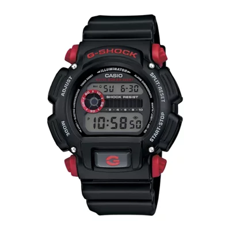Casio® G-Shock Mens Black Resin Strap Sport Watch DW9052-1C4CR