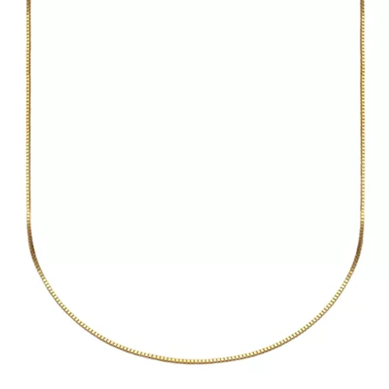 10K Gold Venetian Box Chain Necklace