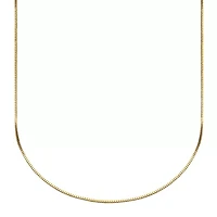 10K Gold Venetian Box Chain Necklace
