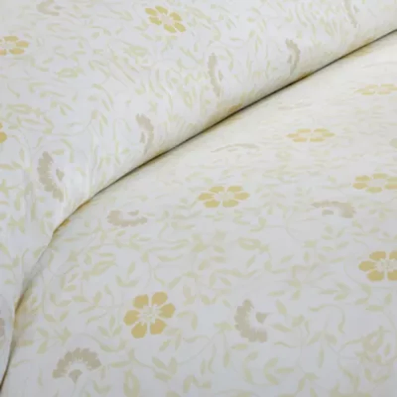 Casual Comfort Premium Ultra Soft Spring Vines Print Duvet Cover Set