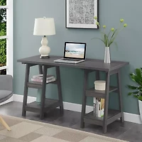 Designs 2 Go Double Trestle Desk