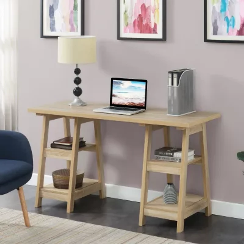 Designs 2 Go Double Trestle Desk