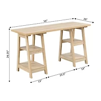 Designs 2 Go Double Trestle Desk