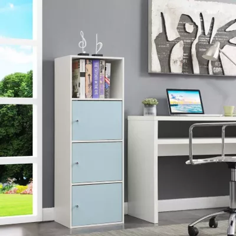 Convenience Concepts Extra Storage 3 Door Cabinet