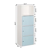 Convenience Concepts Extra Storage 3 Door Cabinet