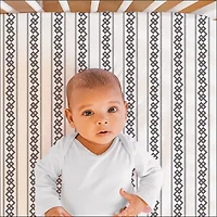 The Peanutshell Botanical 2-pc. Crib Sheet