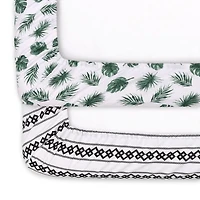 The Peanutshell Botanical 2-pc. Crib Sheet
