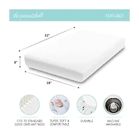 The Peanutshell Botanical 2-pc. Crib Sheet
