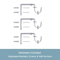 Kenney Jamestown 1 IN Adjustable Curtain Rod