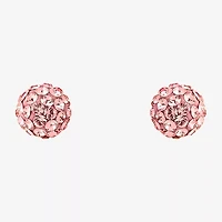 Girls Pink Crystal Cultured Freshwater Pearl 14K Gold 2-pc. Jewelry Set